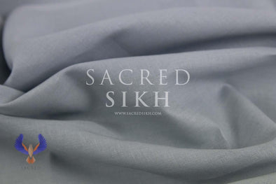 Snow Grey - Turban Material - Sacred Sikh