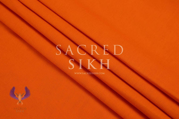 Tiger Orange - Turban Material - Sacred Sikh