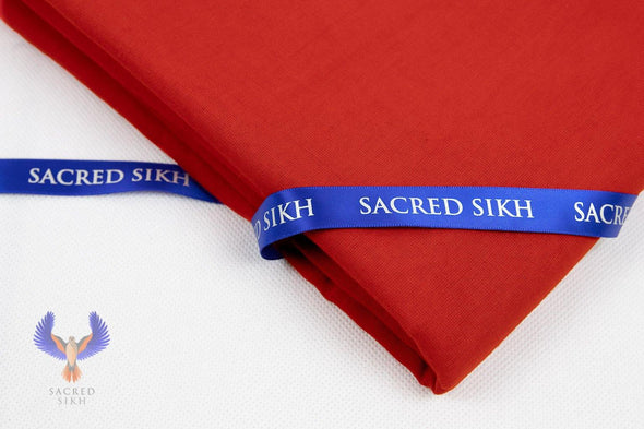 Tomato Red - Turban Material - Sacred Sikh