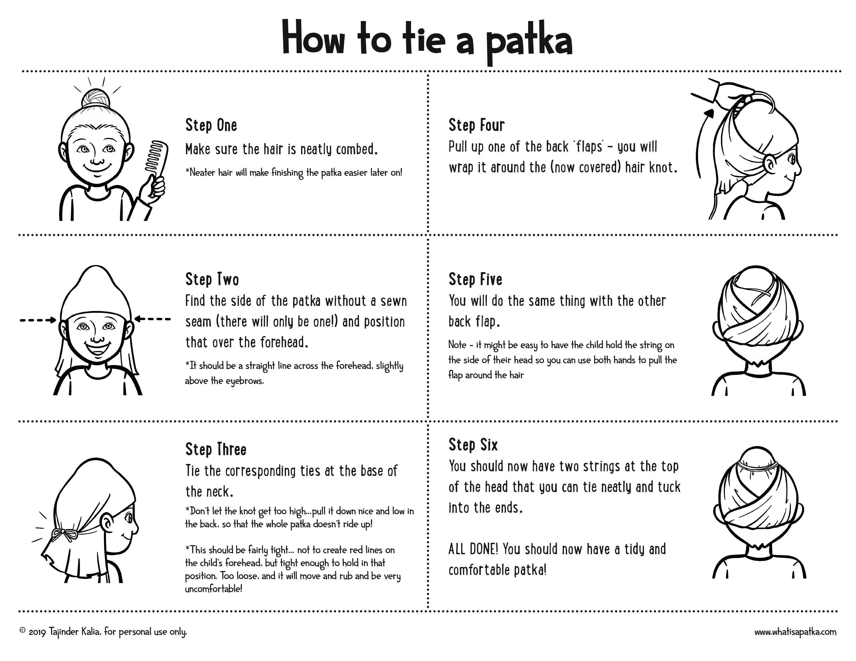 Pathka Black Patka – Sacred Sikh