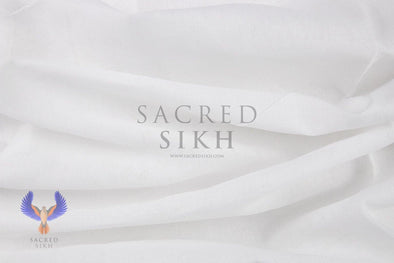 White - Turban Material - Sacred Sikh